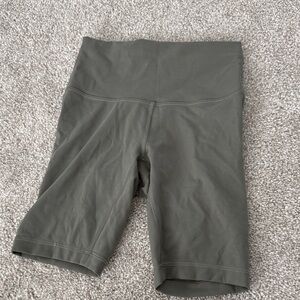lululemon athletica Dark Green Bike Shorts